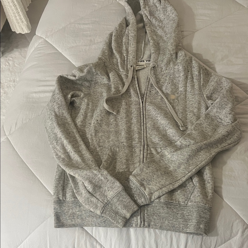 PINK Victoria's Secret Heather Gray Hoodie